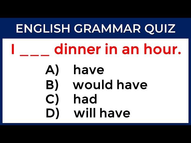 Mixed English Grammar Quiz: CAN YOU SCORE 35/35? #challenge 124