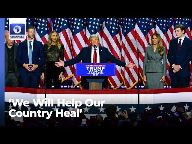 ‘We Will Help Our Country Heal’, Trump Gives Victory Speech After Winning US Election