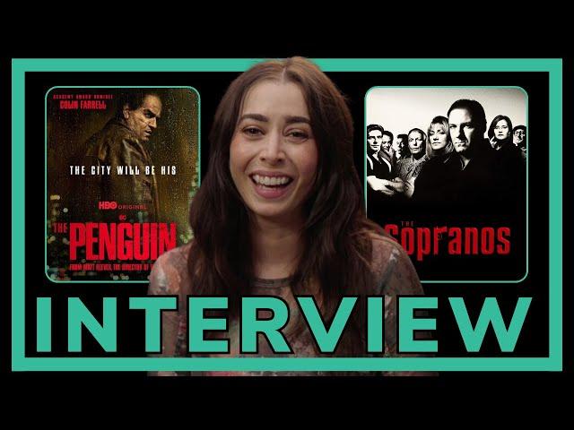 CRISTIN MILIOTI INTERVIEW about her first role ever in THE SOPRANOS & now owning it in THE PENGUIN