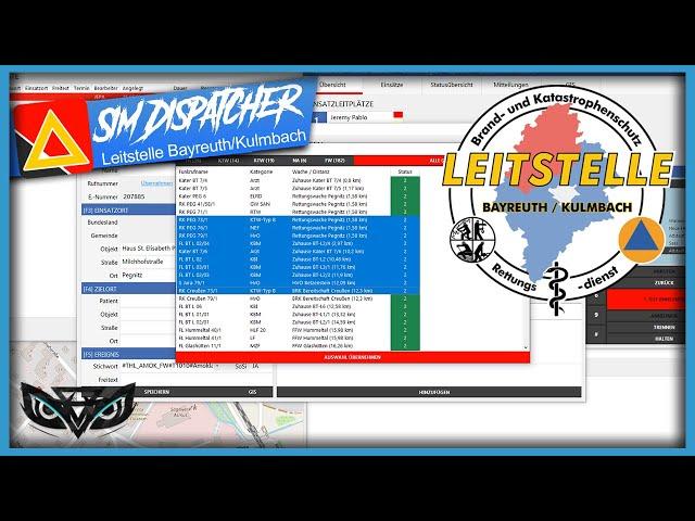 Profi für Großeinsätze  Leitstelle Bayreuth/Kulmbach | Sim Dispatcher