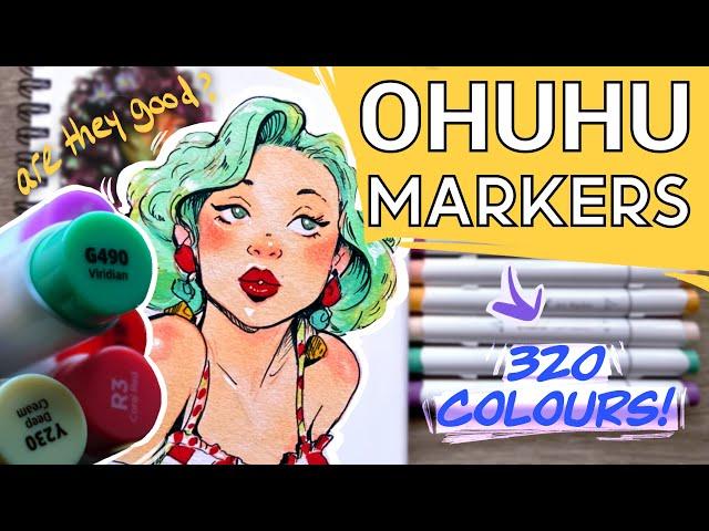 OHUHU unboxing/review: 320 MARKERS!?