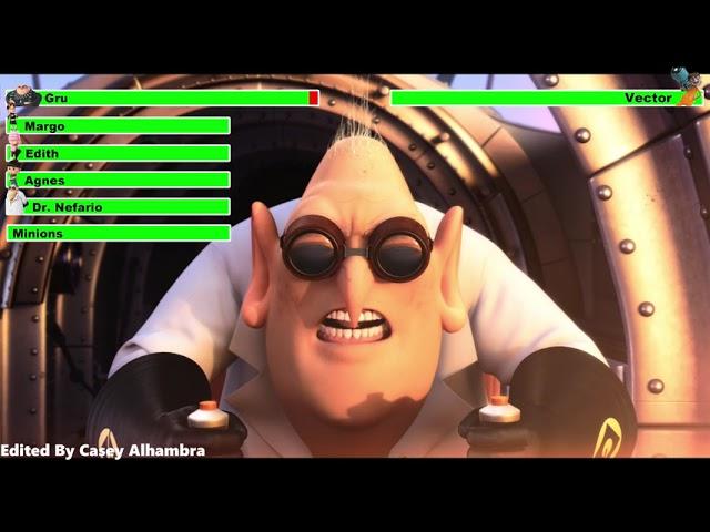 Despicable Me (2010) Final Battle with healthbars