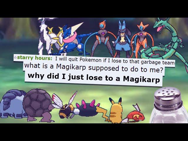 SUPER TOXIC LEGENDARY SPAMMER CRIES SALTY TEARS! FUNNY POKEMON SHOWDOWN SALT