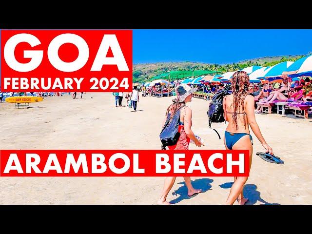 Arambol Beach - 2024 | Goa Vlog | Market, Shacks, Watersports |  Goa 2023 | Russian Beach |