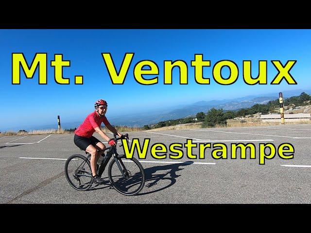 Mt. Ventoux Westrampe von Malaucène. Herbstreise Provence 2023