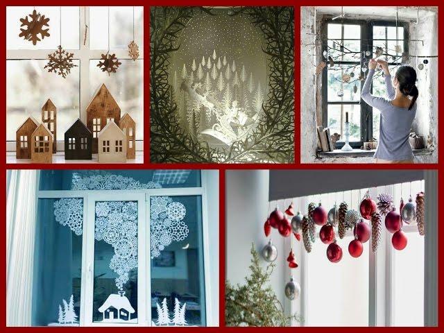 DIY Christmas Window Decorations Ideas - Winter Decorating Ideas