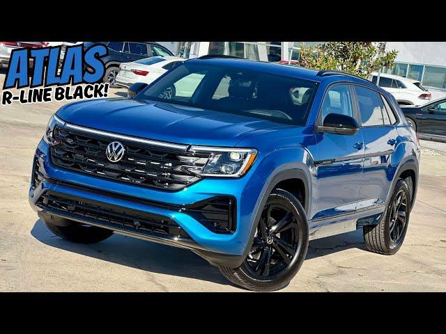 2025 VW Atlas Cross Sport SEL R-Line Black Kingfisher Blue Is Sporty Live Never Before