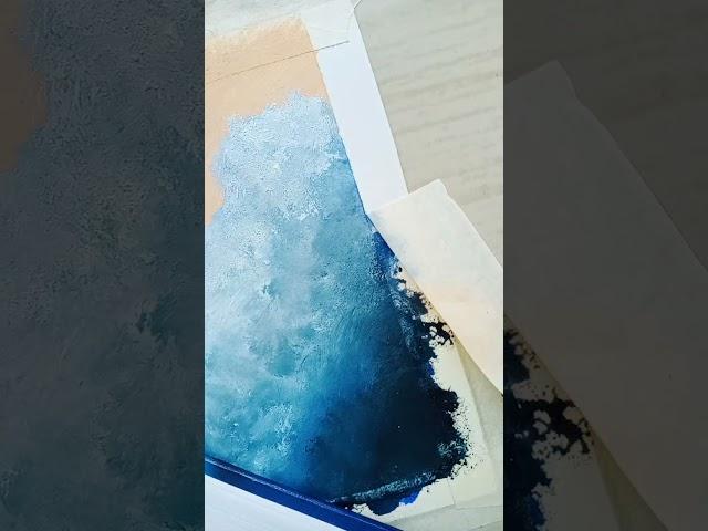  Ocean Vibes easy ocean painting with acrylic