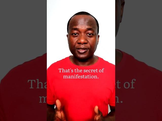 You've got to believe it's already yours. That's the secret of manifestation. Remember this always.