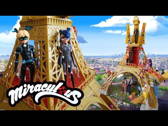 Miraculous Ladybug Paris Heroes 4ft Eiffel Tower Playset