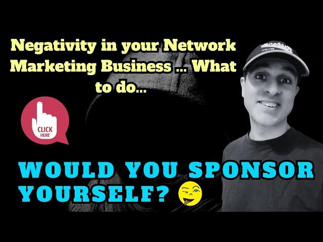 LiveGood, would you sponsor yourself into your Network Marketing Business? + dealing with Negativity