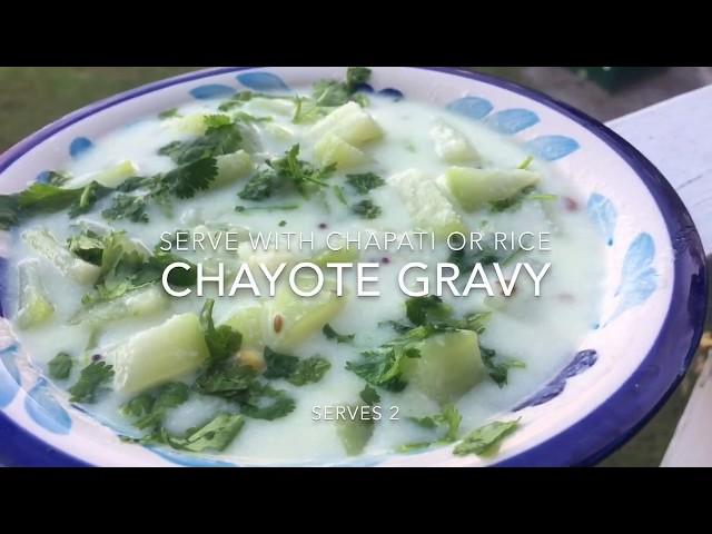 Chayote Gravy / Seemebadanekayi Curry / Chow Chow curry