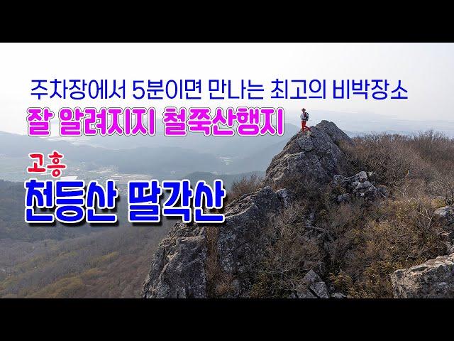 최고의 뷰 비박도 가능한 알려지지않은 철쭉산행지 천등산 딸각산 #고흥천등산 #고흥딸각산 #최고의비박장소#철쭉산행지추천