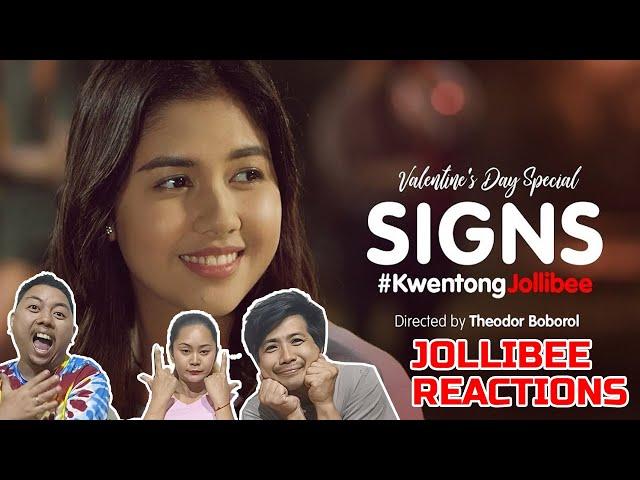 Philippines | Iloilo Panay Trio | First Time Reaction "Signs" to Kwentong Jollibee Commercials