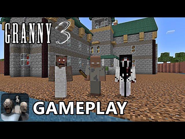 GRANNY 3 GAMEPLAY IN MINECRAFT