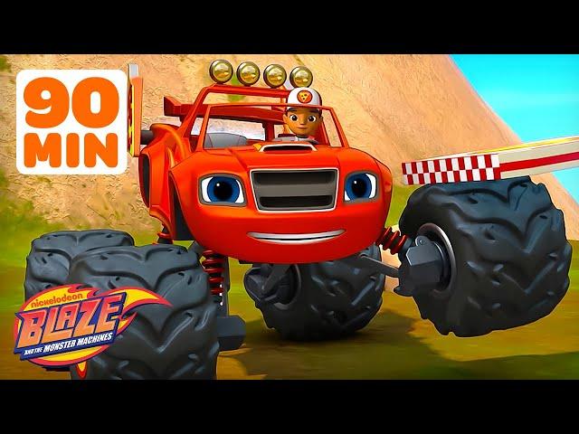 Blaze's Most Delicious FOOD Adventures & Missions!  | 90 Minutes | Blaze and the Monster Machines