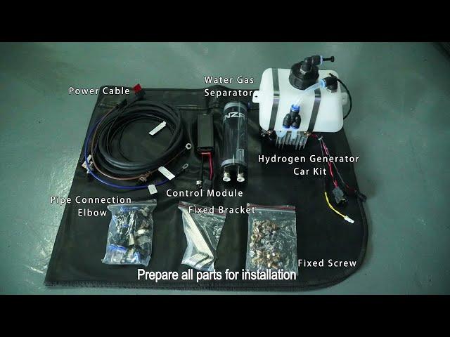 SENZA Hydrogen Generator Car Kit Installation Guiding(Need to remove the bumper)