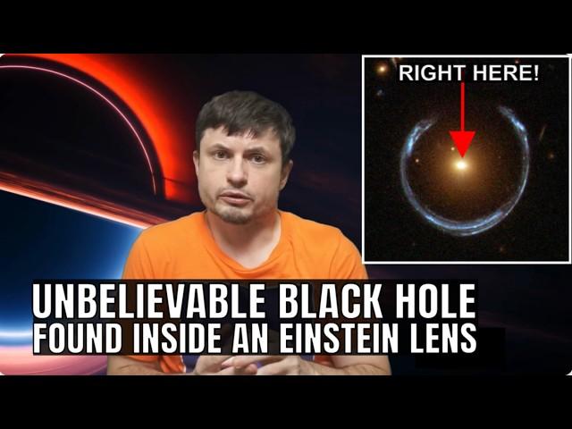 Ridiculously Massive Black Hole Was Hiding Inside This Einstein Lens This Whole Time