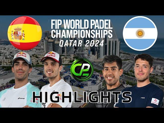 GALAN & LEBRON VS CHINGOTTO & TAPIA - FINAL - FIP WORLD PADEL CHAMPIONSHIPS 2024 - HIGHLIGHTS