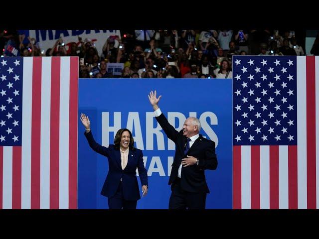 VP Kamala Harris and Gov. Tim Walz hold campaign rally in Glendale