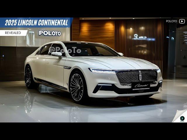 2025 Lincoln Continental Revealed - classic luxury with the latest technology!