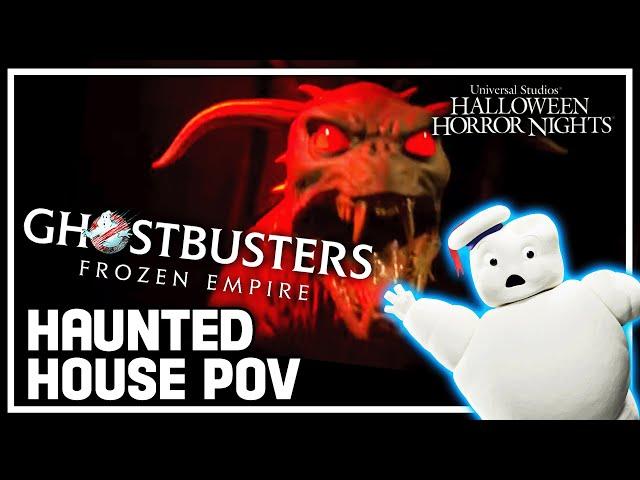 Ghostbusters: Frozen Empire Haunted House POV - Universal Hollywood Halloween Horror Nights 2024