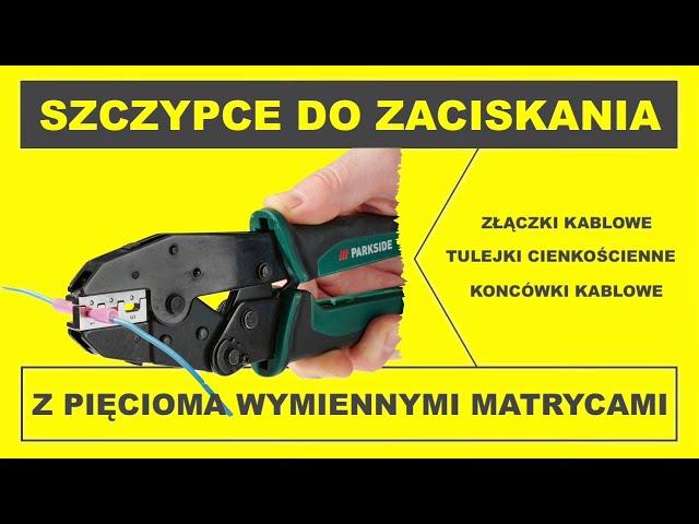 LIDL PARKSIDE Szczypce do zaciskania PCZS 181 A1