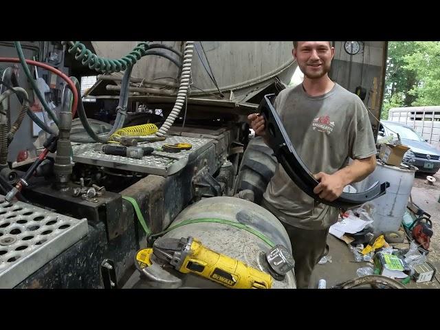 Truck repairs. Lots of machines to fix