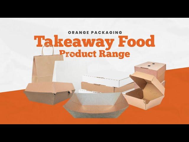 Takeaway Packaging Products - Orange Packaging