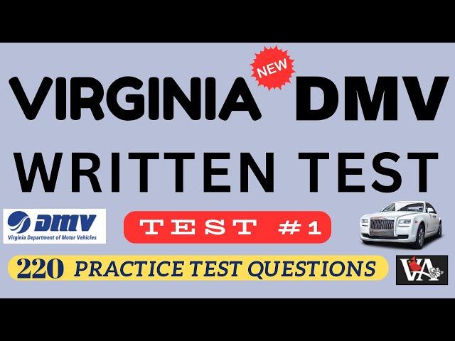 Virginia DMV Written Test 2025 | virginia dmv permit test |  | dmv learners permit test #virginia