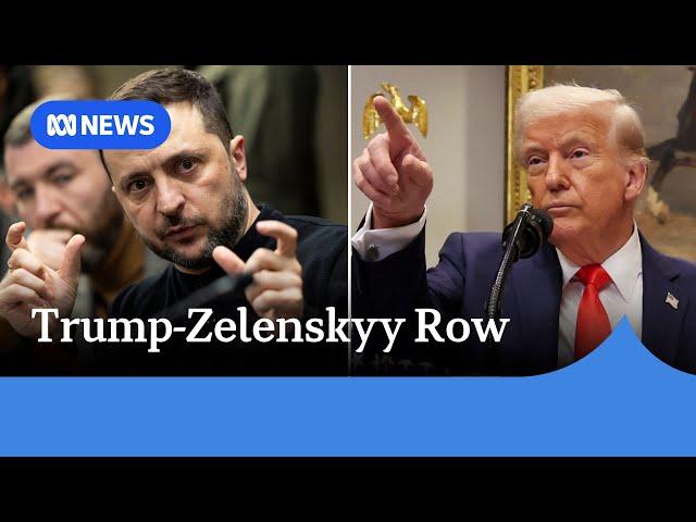 Trump threatens Zelenskyy over Ukraine-Russia ceasefire disagreement | ABC NEWS