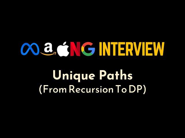 Unique Paths | from Recursion to Dynamic Programming | LeetCode | Geekific