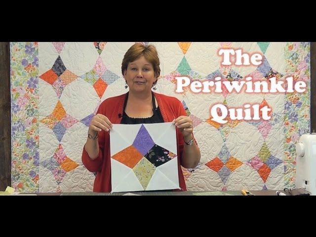 Make a Periwinkle Quilt with the Wacky Web Template!