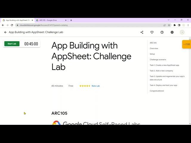 App Building with AppSheet: Challenge Lab | #qwiklabs | #ARC105