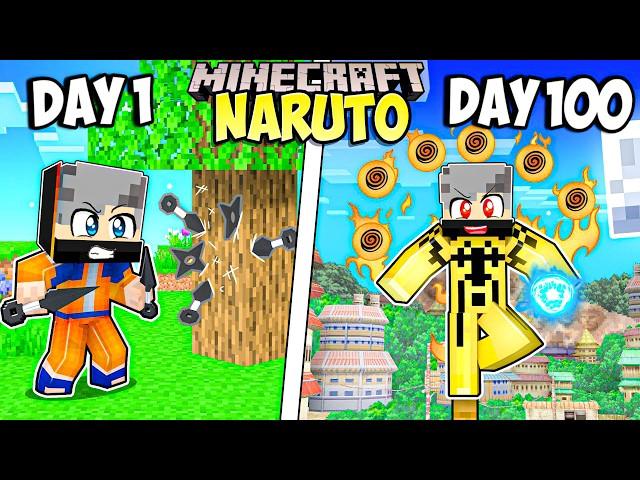 Growing Up As NARUTO in Minecraft! (Hindi)