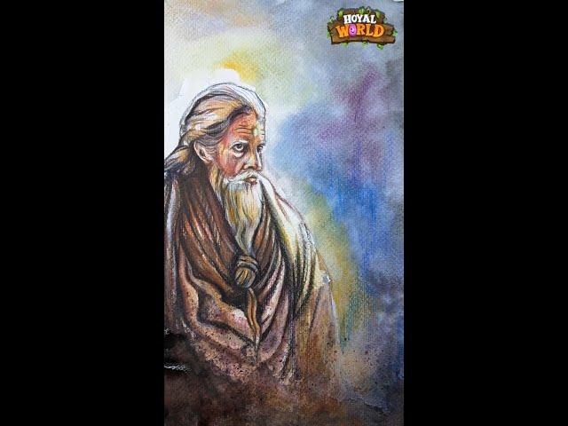 Amithabh Kalki Watercolor Painting