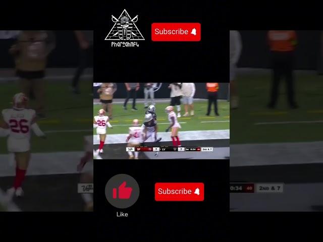 QB Controversy? Raiders Rookie Aidan O’Connell with his “FIRST” Career TD!  #raiders #shorts