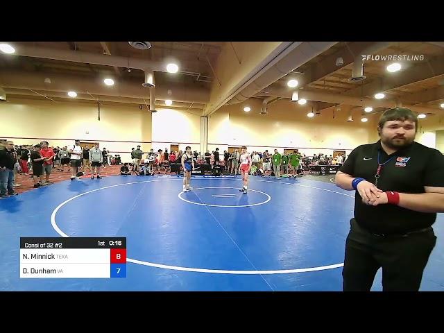 61 Kg Consi Of 32 #2 - Nicholas Minnick, Texas Vs Dyson Dunham, Virginia Ae95