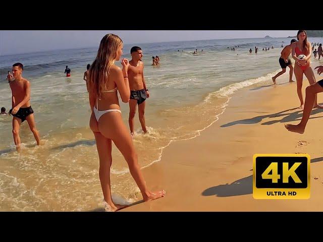  LEBLON BEACH NATURAL BEAUTY 4K ⁶⁰ | BRAZIL, Rio de Janeiro