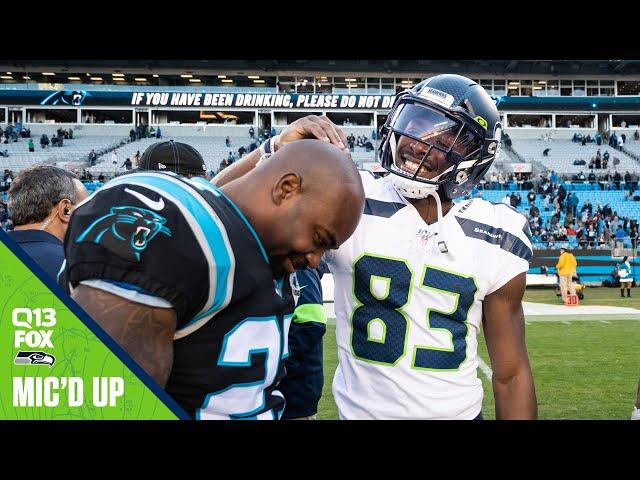 David Moore Mic'd Up Week 15 at Panthers | 2019 Seahawks Saturday Night