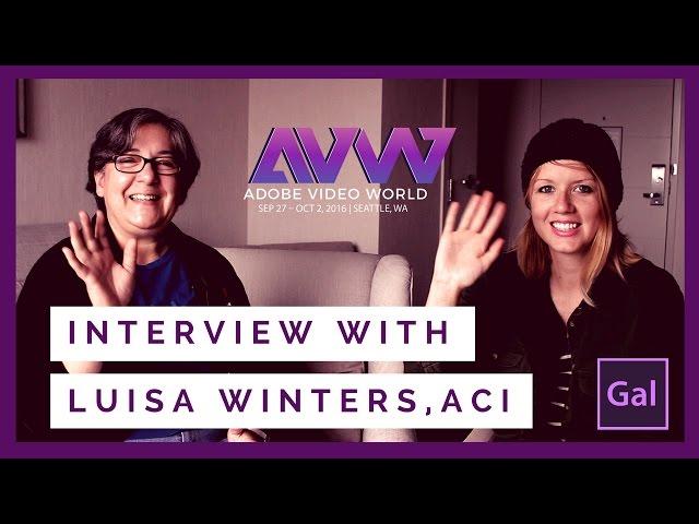 Interview with Adobe & Apple Master Trainer - Luisa Winters - tips - what you need to know
