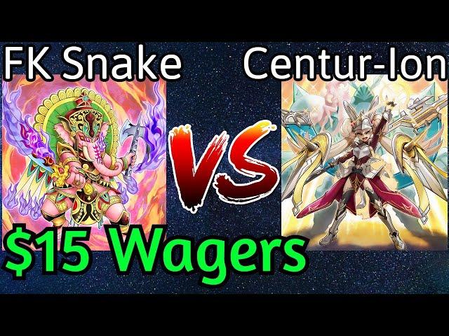 Fire King Snake-Eye Vs Centur-Ion $15 Money Matches Yu-Gi-Oh!