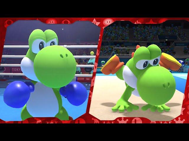 All 24 Events (Yoshi gameplay) | Mario & Sonic at the Olympic Games Tokyo 2020 ᴴᴰ