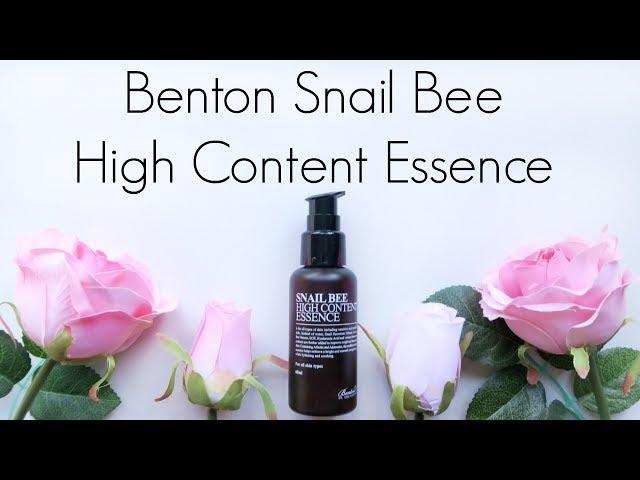 Review: Benton Snail Bee High Content Essence