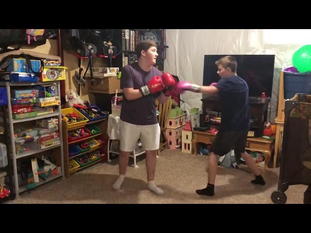 Dom C and Nate V Sparring