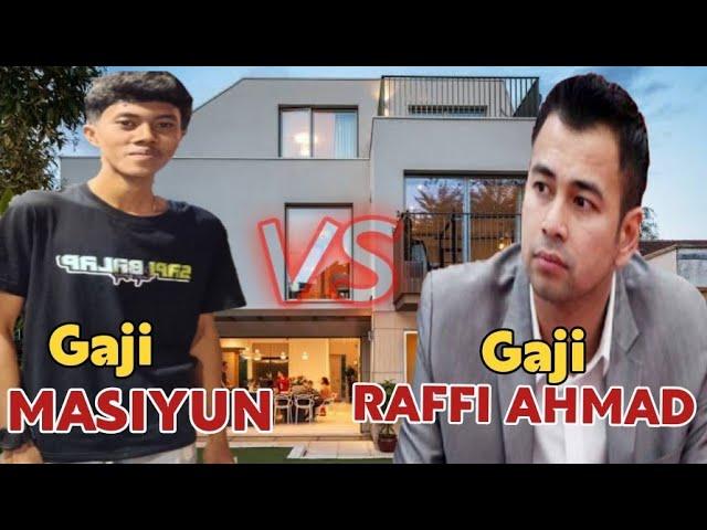 Saingi Raffi Ahmad, Gaji YouTube Masiyun VS Raffi Ahmad