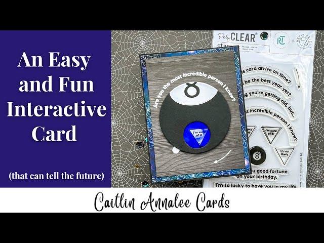 The Super Easy Interactive Card | Magic 8 Ball Card from Ralph Tyndall and Hero Arts