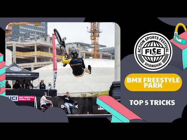 Top 5 tricks -  UCI BMX Freestyle Park World Cup Men Final