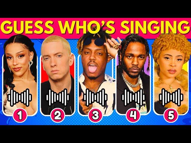 Guess Who's Singing - Most Popular Rap Songs EVER  #2