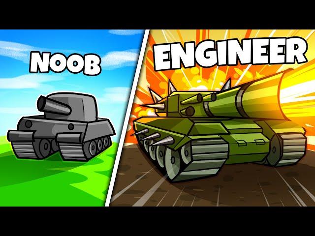 Upgrading my tank and DESTROYING EVERYTHING in Panzer Shoot!